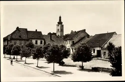 Ak Veselí nad Lužnicí Wesseli an der Lainsitz Südböhmen, Namesti