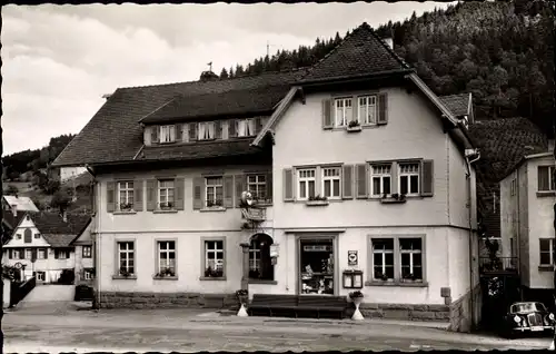 Ak Schenkenzell im Schwarzwald, Gasthof und Pension Adler