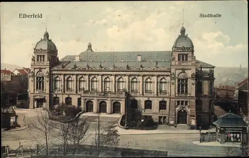 Ak Elberfeld Wuppertal in Nordrhein Westfalen, Stadthalle