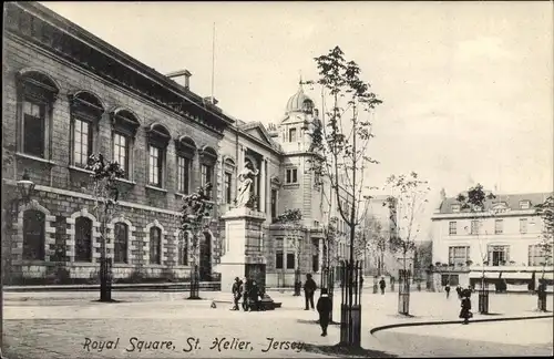 Ak Saint Helier Kanalinsel Jersey, Royal Square