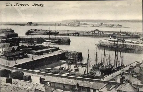 Ak Kanalinsel Jersey, The harbour