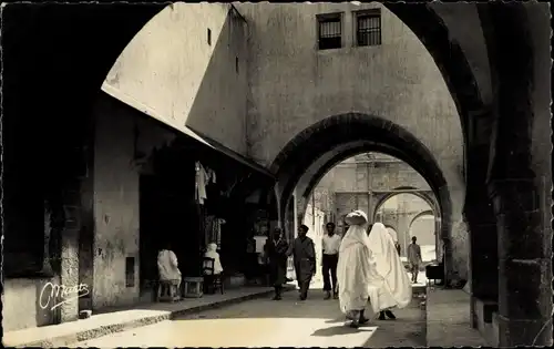 Ak Casablanca Marokko, Rue de la Nouvelle Medina