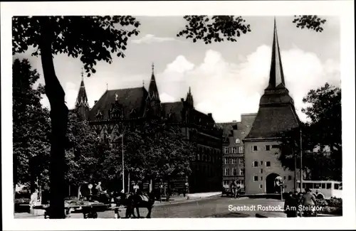 Ak Hansestadt Rostock, Am Steintor