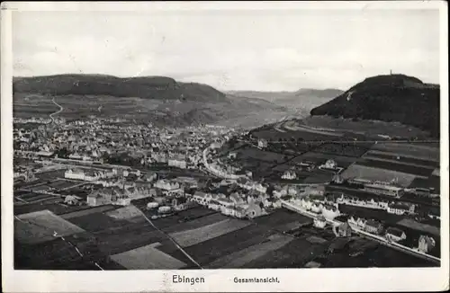 Ak Ebingen Albstadt im Zollernalbkreis, Gesamtansicht