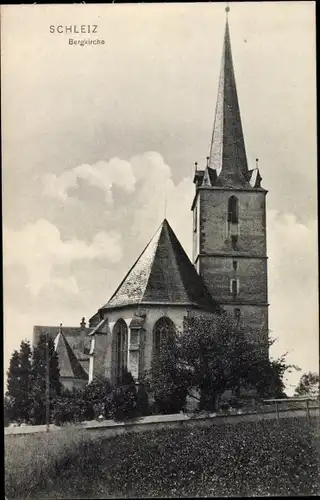 Ak Schleiz in Thüringen, Bergkirche