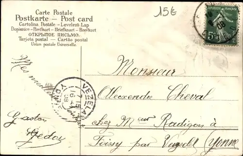 Präge Litho Glückwunsch Neujahr, Schwein auf einem Kalender, Veilchen, Kleeblatt