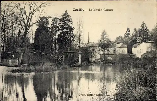 Ak Couilly Seine et Marne, Le Moulin Garnier