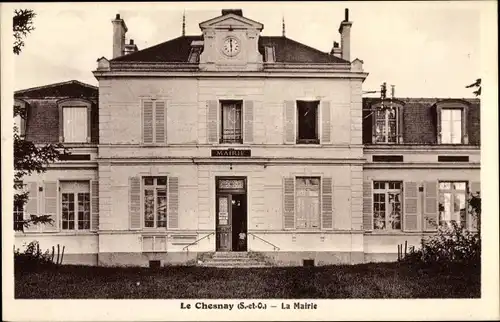 Ak Le Chesnay Yvelines, La Mairie