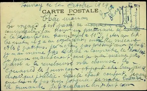 Ak Vouvray Indre et Loire, Chateau de Vaudenuits