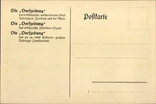 Ak Hildburghausen in Thüringen, Frau Rauschen und der Wagen des ersten Dorfzeitungsschreibers, Fest