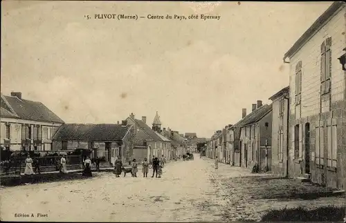 Ak Plivot Marne, Centre du Pays, cote Epernay