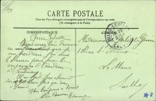 Ak Caen Calvados, le Bateau du Havre