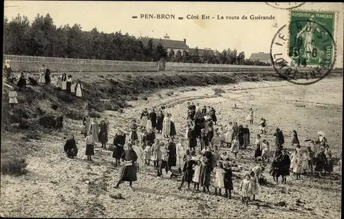 Ak Pen Bron Loire Atlantique, La route de Guerande