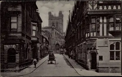 Ak Chester Cheshire, Werburgh Street
