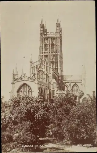 Ak Gloucester South West England, The Cathedral Church of The Holy and Indivisible Trinity