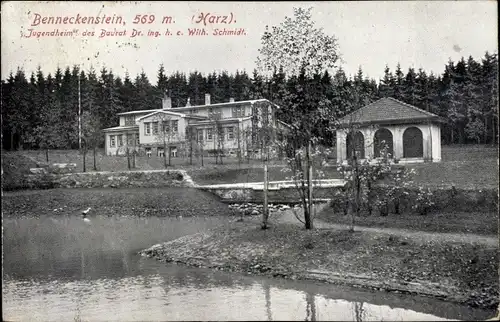 Ak Benneckenstein Oberharz, Jugendheim des Baurat W. Schmidt