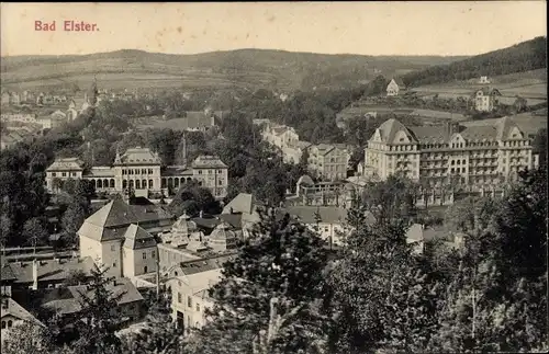 Ak Bad Elster im Vogtland, Teilansicht