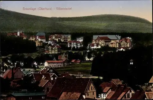 Ak Braunlage im Oberharz, Villenviertel