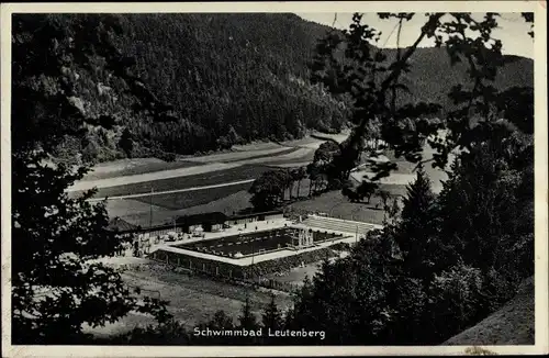 Ak Bad Leutenberg Thüringen, Schwimmbad