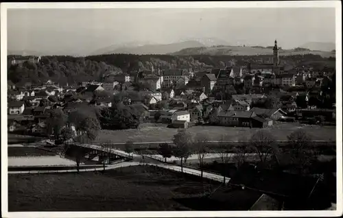 Foto Ak Traunstein in Oberbayern, Gesamtansicht