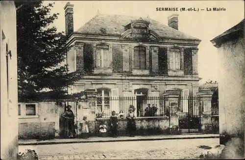 Ak Sermaise Maine et Loire, La Mairie