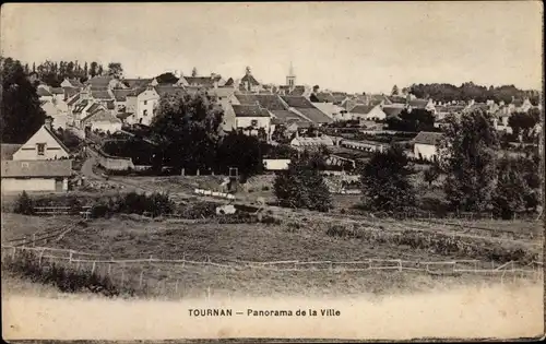 Ak Tournan Seine et Marne, Panorama de la Ville