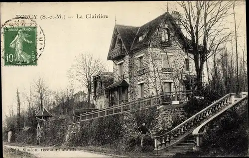 Ak Torcy Seine et Marne, La Clairiere