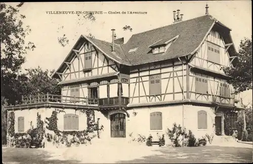 Ak La Villeneuve en Chevrie Yvelines, Chalet de l'Aventure