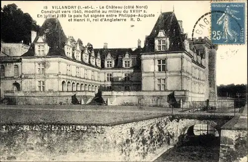 Ak Villandry Indre et Loire, Le Chateau