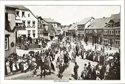 Ak Hildburghausen in Thüringen, Die Germanen, Stadtfest