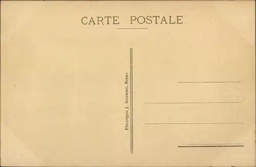 Ak Cormontreuil Marne, Maison de Retraites, La Cour d'Honneur