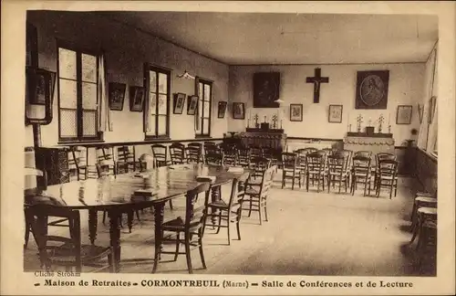 Ak Cormontreuil Marne, Maison de Retraites, Salle des Conferences et de Lecture