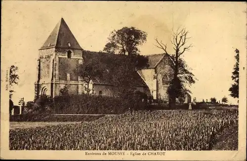 Ak Moussy Marne, Eglise de Chavot