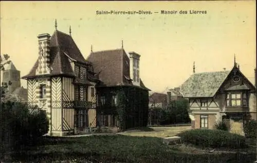 Ak Saint Pierre sur Dives Calvados, Manoir des Lierres