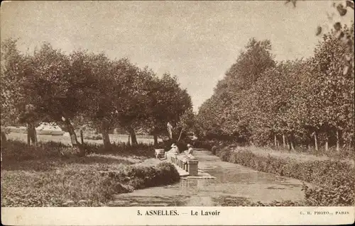 Ak Asnelles Calvados, Le Lavoir