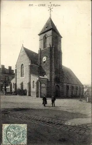 Ak Lyre Eure, Kirche