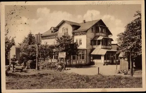 Ak Brotterode Trusetal in Thüringen, Inselsberg, Gasthaus Grenzwiese