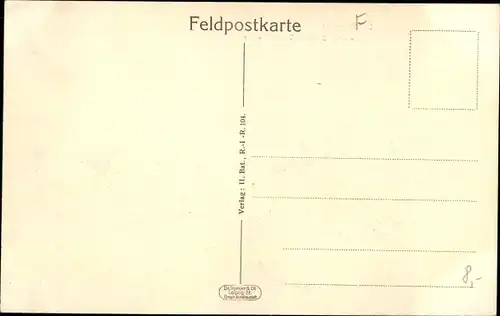 Ak Saint Souplet Nord, Rechts Divisions Stabs Quartier