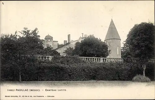 Ak Pauillac Gironde, Chateau Lafile