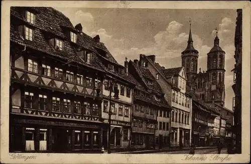 Ak Göttingen in Niedersachsen, Johannis Straße