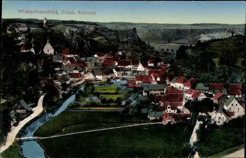 Ak Waischenfeld in der Fränkischen Schweiz Bayern, Panorama