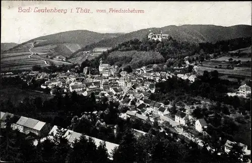 Ak Bad Leutenberg Thüringen, Gesamtansicht, vom Friedrichsturm gesehen