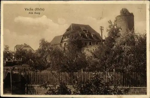 Ak Vacha im Wartburgkreis, Alte Burg