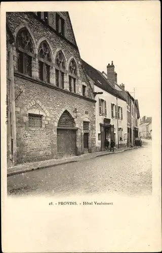 Ak Provins Seine et Marne, Hotel Vauluisant