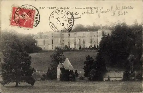 Ak Saint Epain Indre et Loire, Chateau du Montgoger