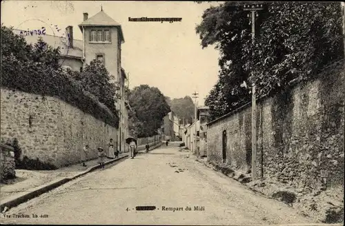 Ak Avize Marne, Rempart du Midi