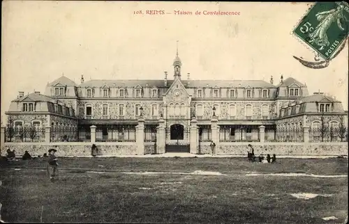 Ak Reims Marne, Maison de Convalescence