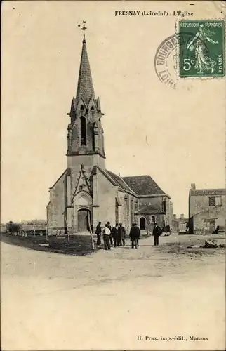 Ak Fresnay Loire Atlantique, L'Eglise