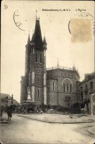Ak Châteaubourg Ille et Vilaine, L'Eglise