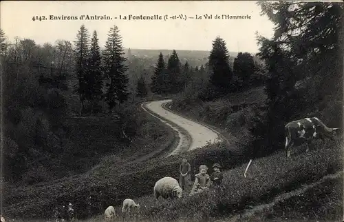 Ak La Fontenelle Loir et Cher, Le Val de l'Hommerle